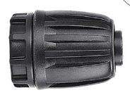 16PE管堵头:16锁扣堵头