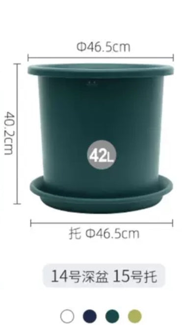 爱丽丝花盆#14号加深款(不带底盘)约15加仑