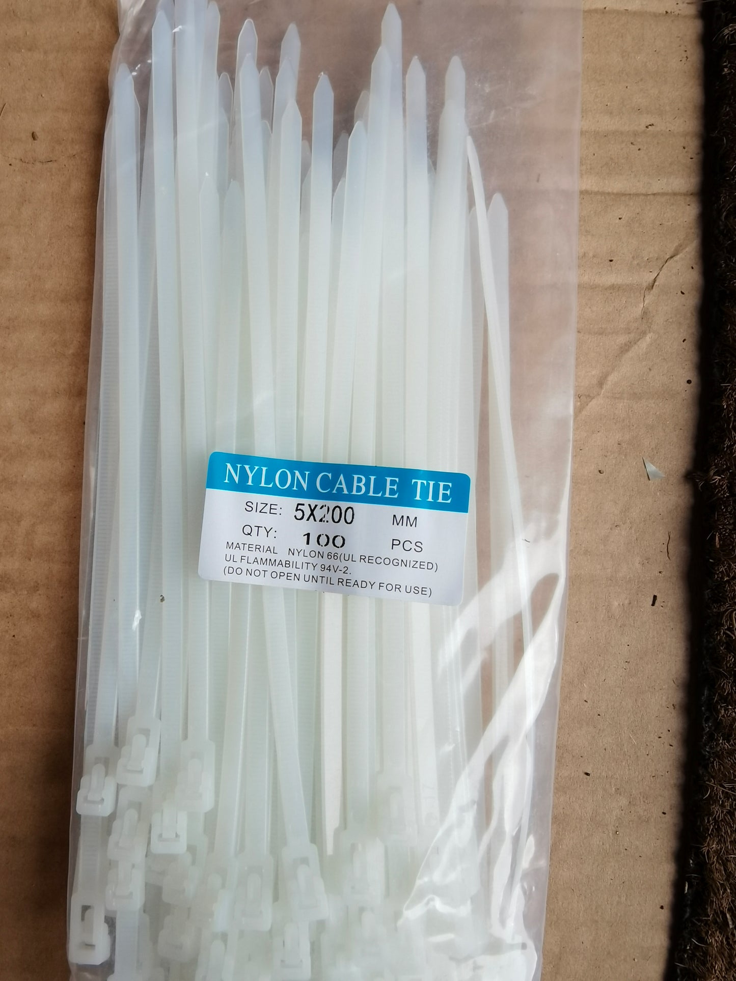 可调节扎带(活扣设计)8*150